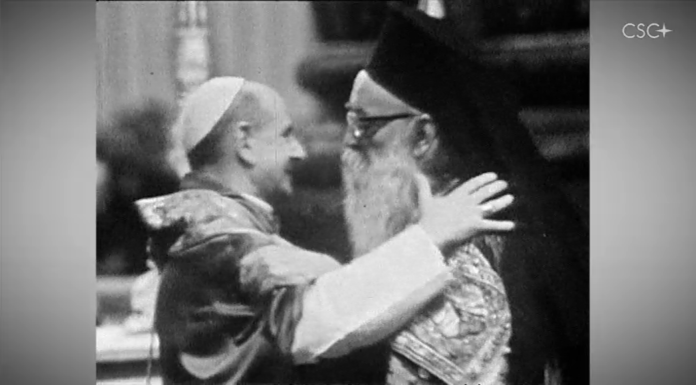 Athenagoras I, Paul VI and Chiara Lubich