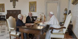 Meeting of Emaus and Jesus with Pope Francis 3