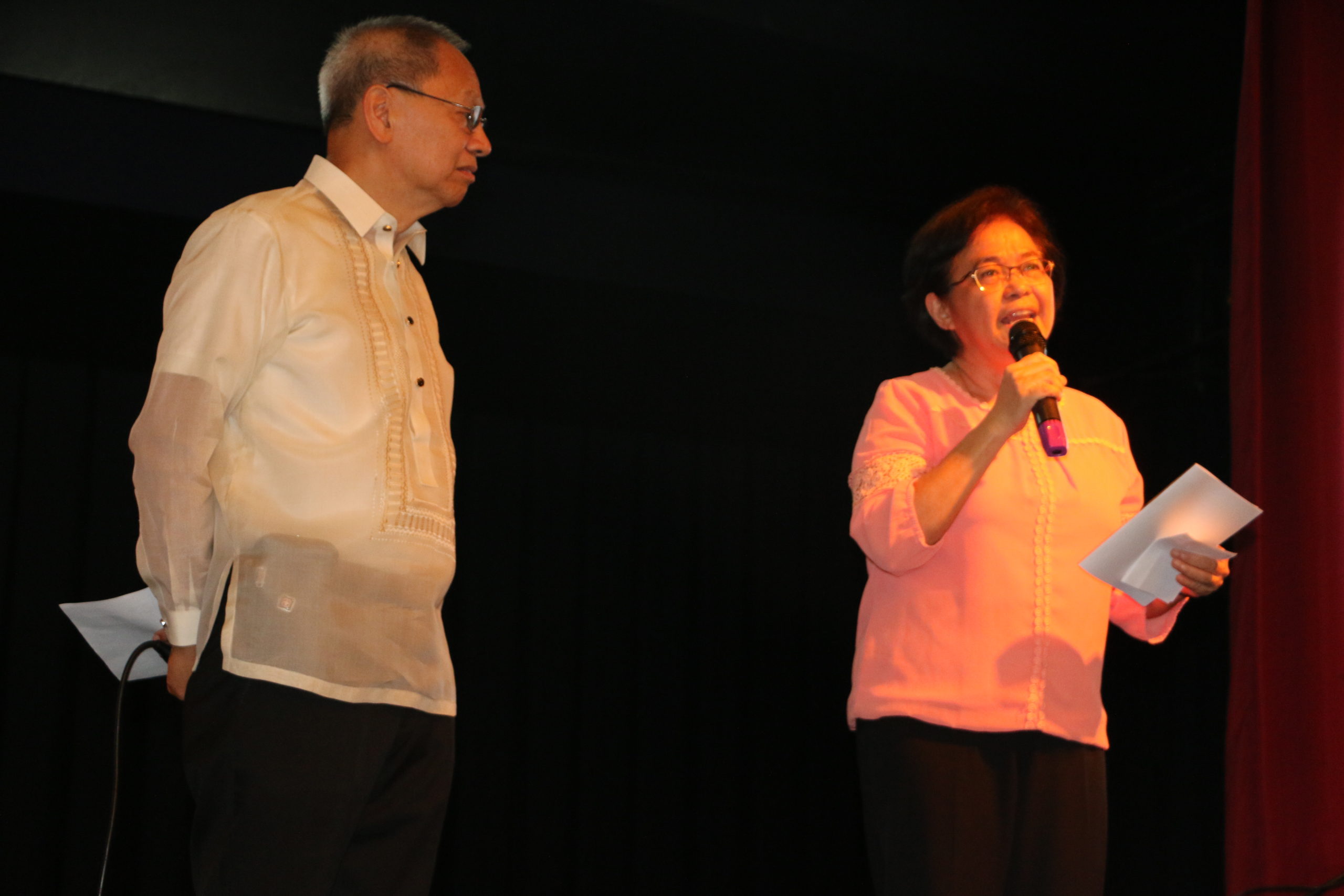 Ding Dalisay and Chun Boc Tay
